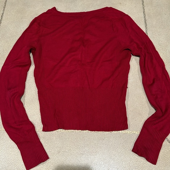 Express Red Cardigan - Picture 3 of 3